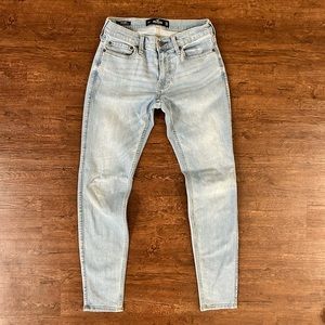 Mens light wash jeans